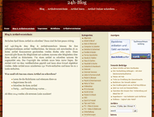 Tablet Screenshot of 24h-blog.de